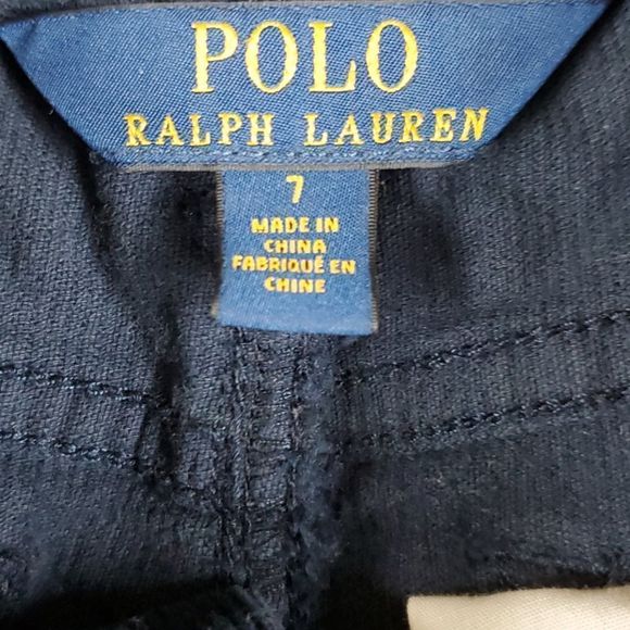 Boys Polo Ralph Lauren thin corduroy pants navy 7 * - Picture 3 of 5